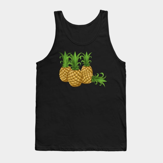 Pineapple Tank Top by holidaystore